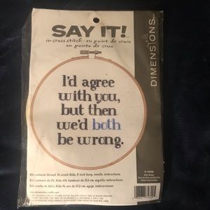 New Dimensions counted cross stitch kit.